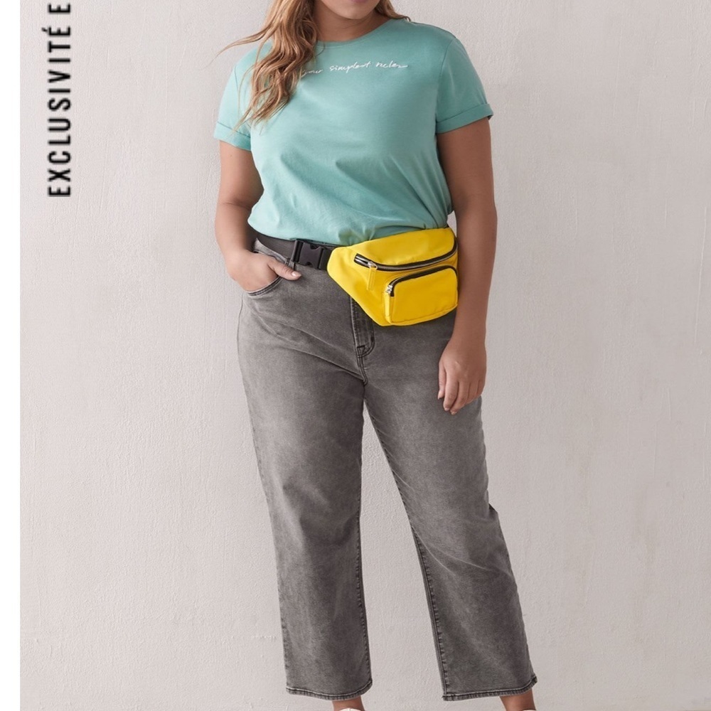 J Brand Women Gray Ruby High-Rise Slim Cigarette Denim Jean Plus Size 22